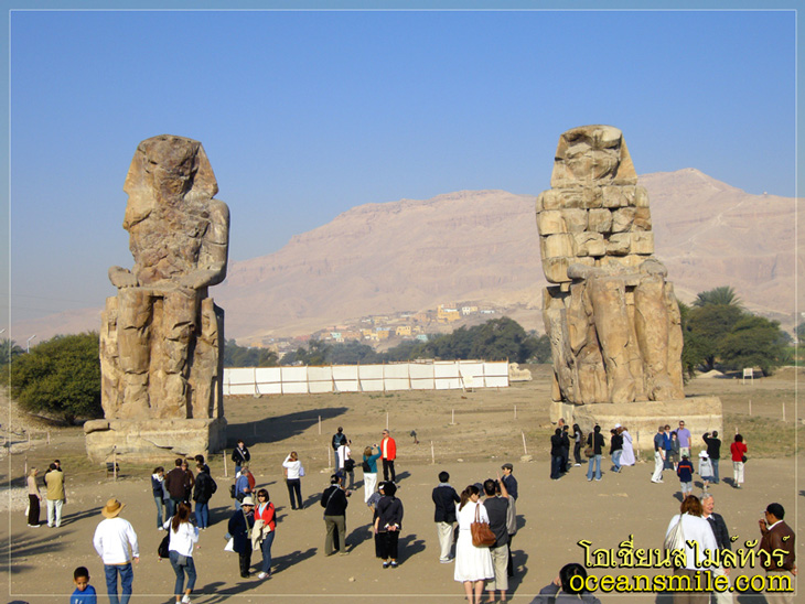 ยักษ์ Memnon เฝ้าสุสานหุบเขากษัตริย์