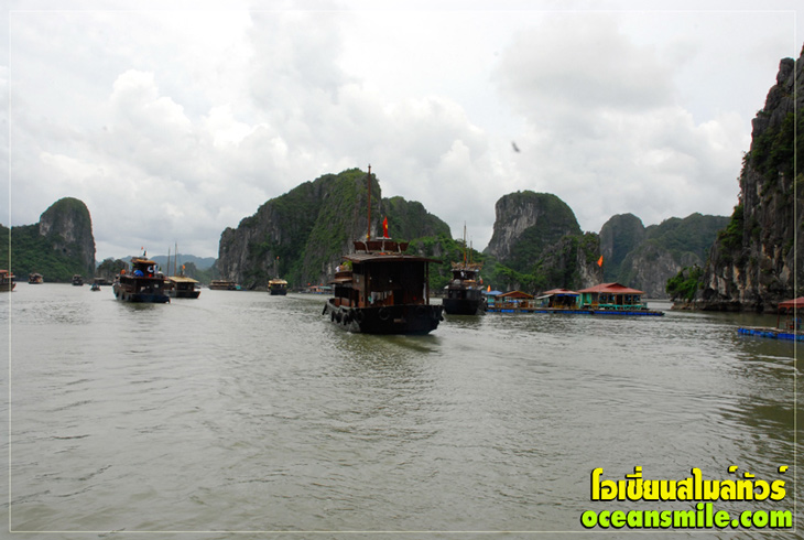 เที่ยวเวียดนาม ล่องเรืออ่าวฮาลอง